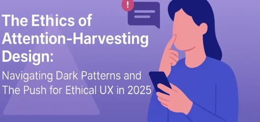 The Ethics of Attention-Harvesting Design: Navigating Dark Patterns and The Push for Ethical UX in 2025